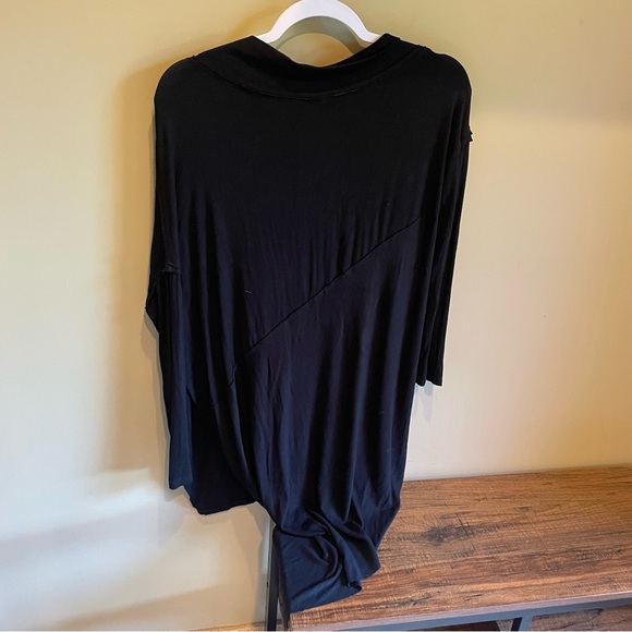 Free People We The Free Grapevine Asymmetrical Tunic Top Black XS - Picture 12 of 13